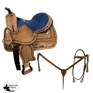 12" (Semi QH)  Youth Pleasure style saddle set.