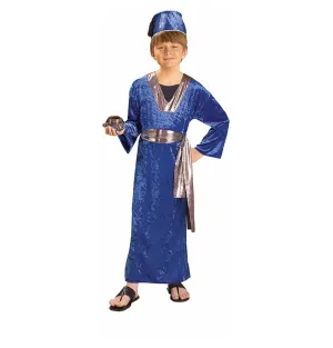 Biblical Times Deluxe Wiseman Blue Child Costume