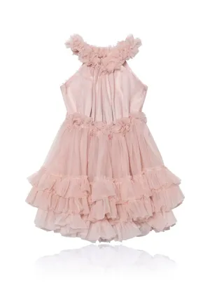 DOLLY by Le Petit Tom ® RUFFLED CHIFFON DANCE DRESS ballet pink