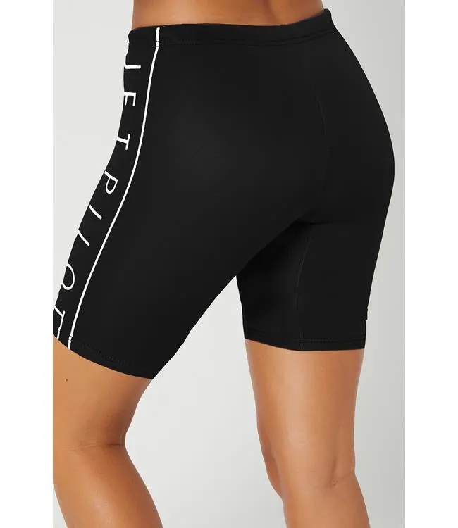 Jetpilot Cause 9" Womens Neo Shorts (2023) - Black