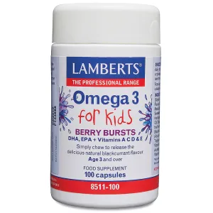 Lamberts Omega 3 for Kids Berry Burst 100 Capsules