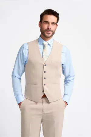 Miami Beige Waistcoat