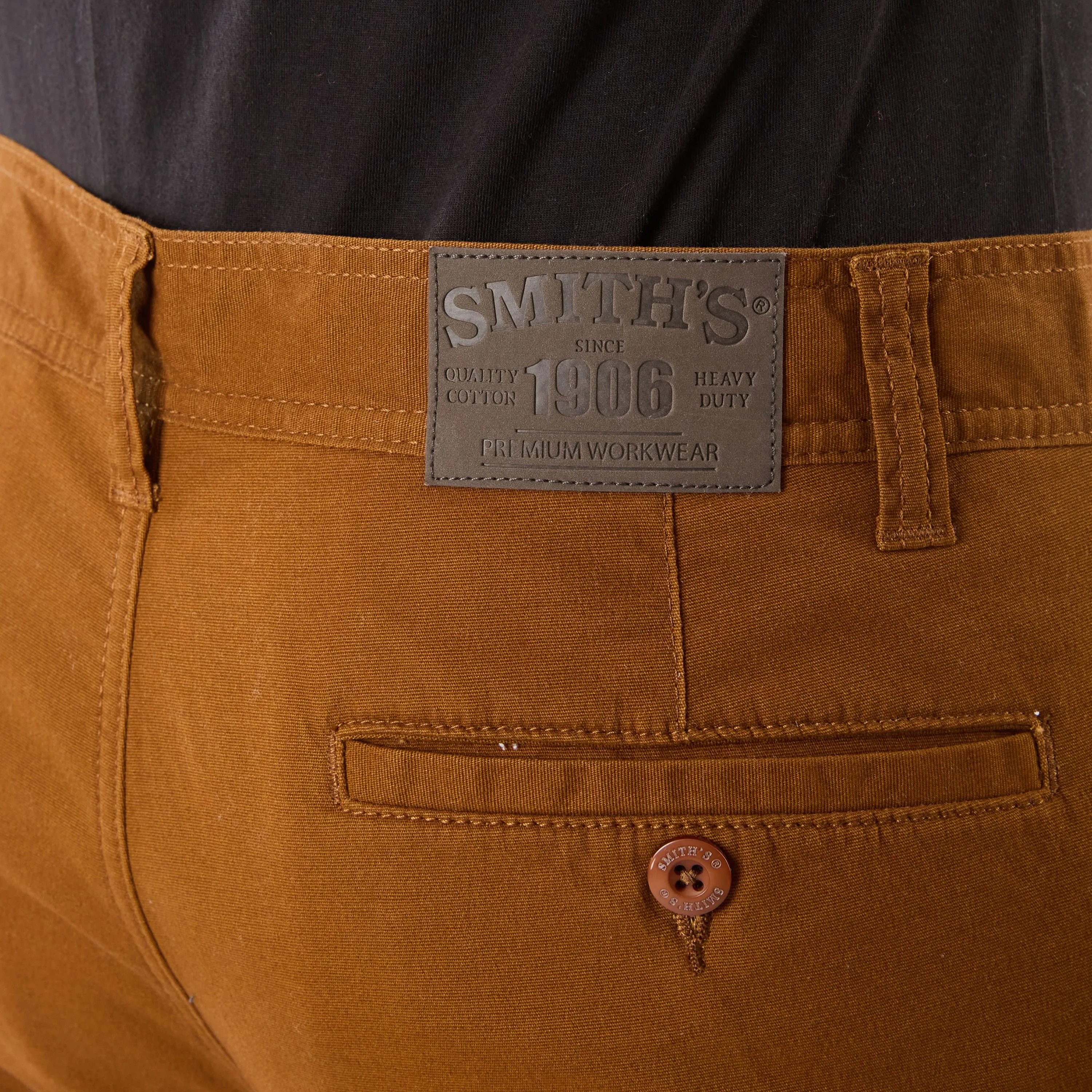 STRETCH FLEECE-LINED CANVAS CARGO PANT