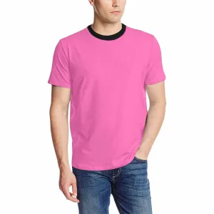 Uniquely You Mens T-Shirt /  Hot Pink     - Short Sleeve Casual Shirt