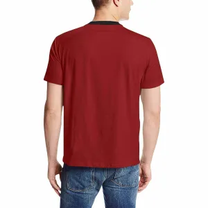 Uniquely You Mens T-Shirt /  Maroon Red     - Short Sleeve Casual Shirt