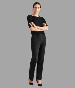 Womens Relaxed Fit, Wool Blend Pant